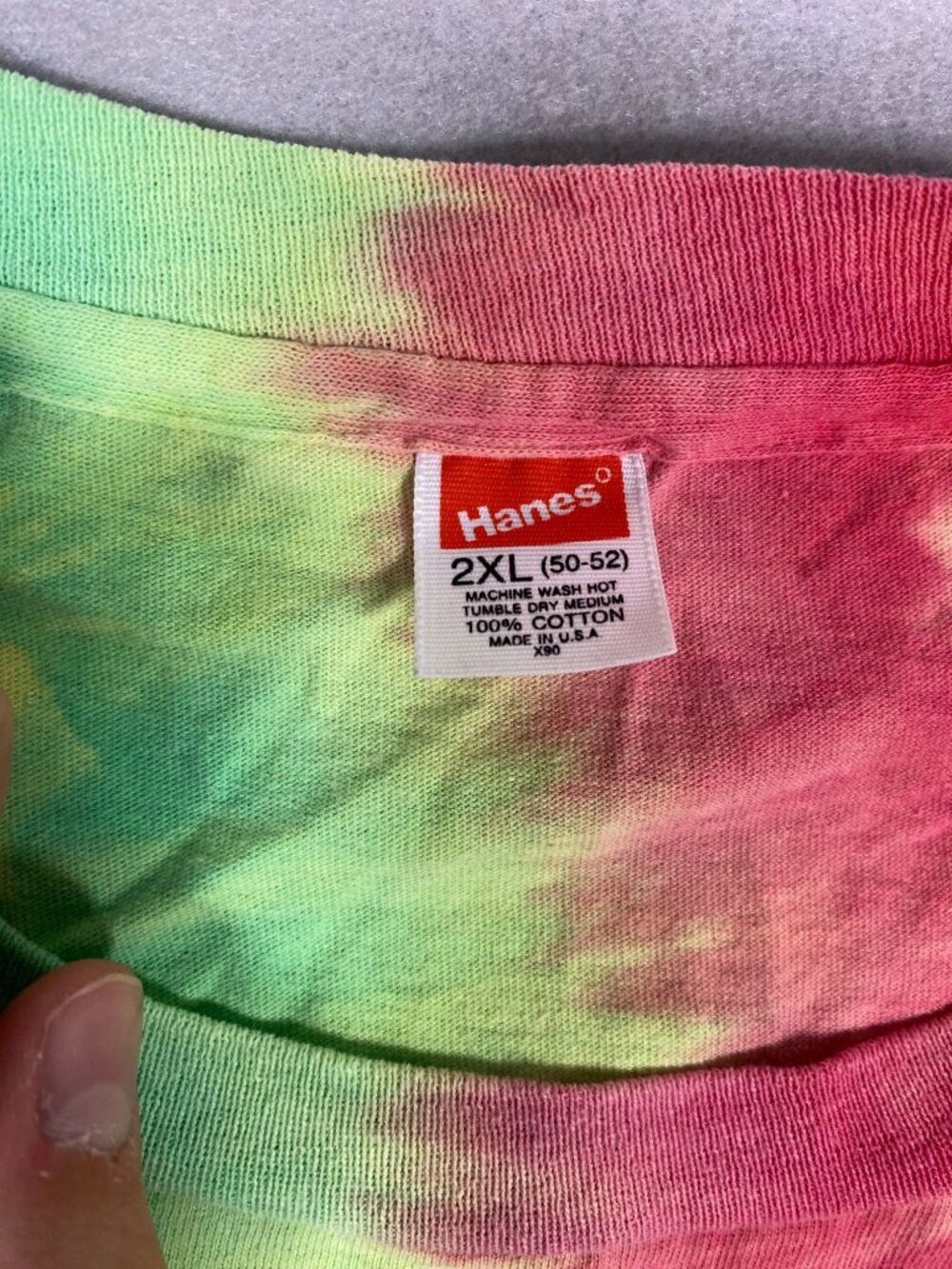 Vintage 1992 Elton John Eric Clapton Tie-Dye Tour T-Shirt 2XL Hanes Graphic Tee - Picture 3 of 6